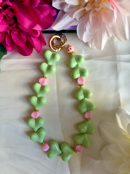 Heart Phone Cords Groen