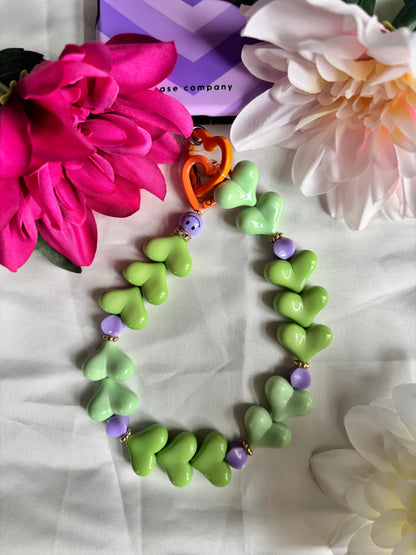 Heart Phone Cords Groen