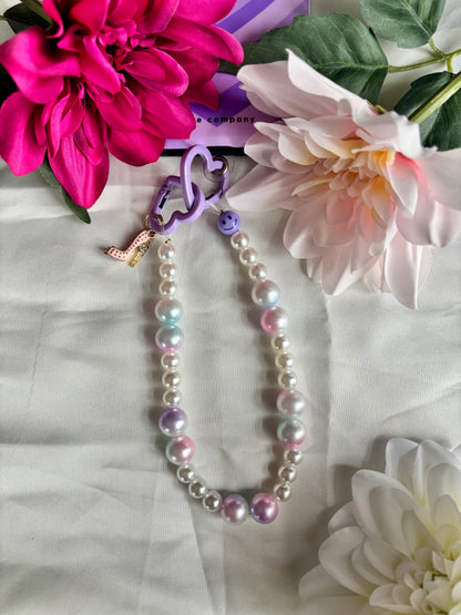 Heart Phone Cords Roze & Paars
