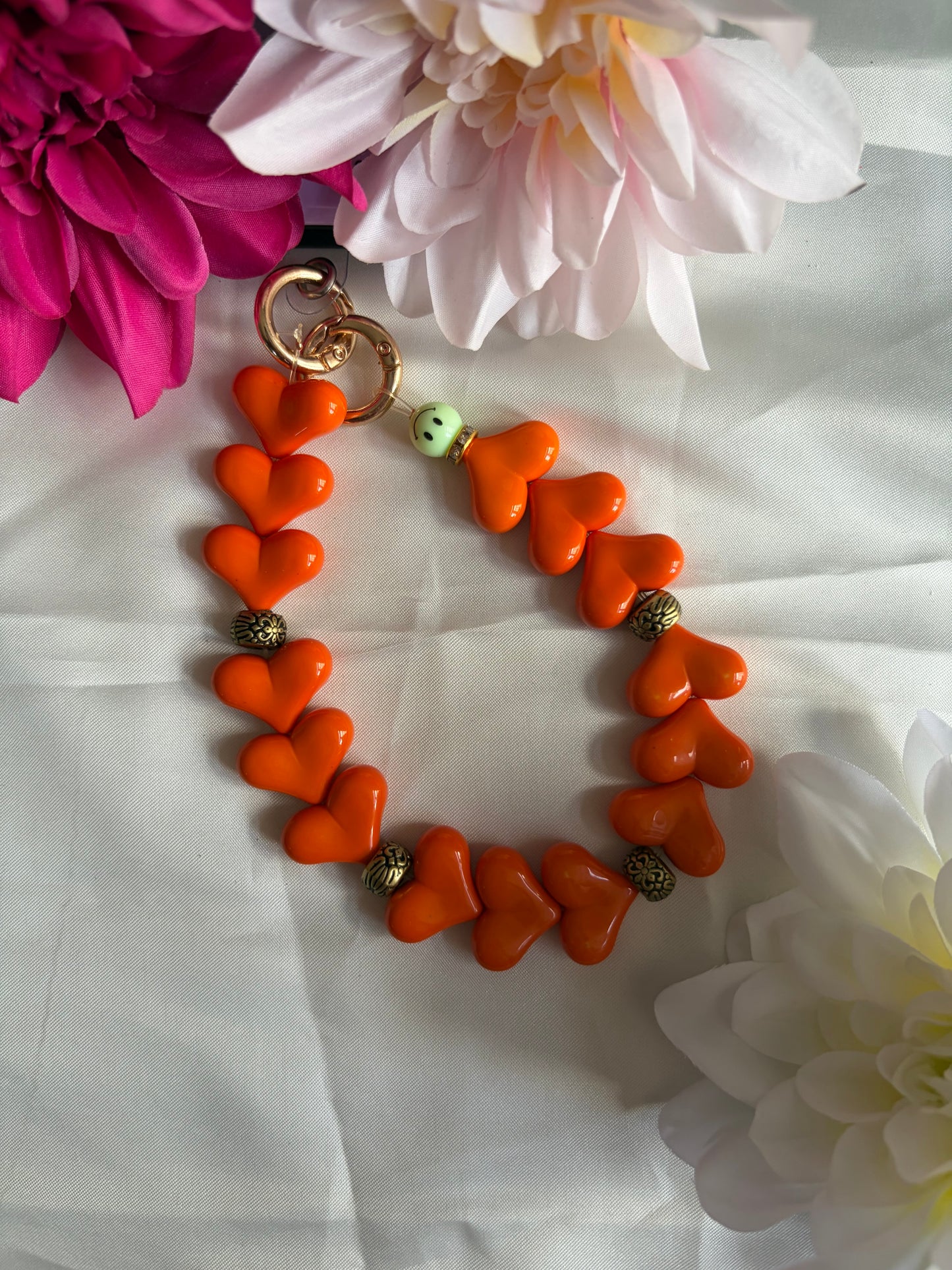 Heart Phone Cords Oranje