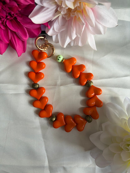 Heart Phone Cords Oranje