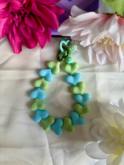 Heart Phone Cords Groen