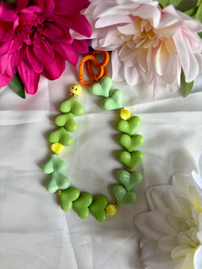 Heart Phone Cords Groen