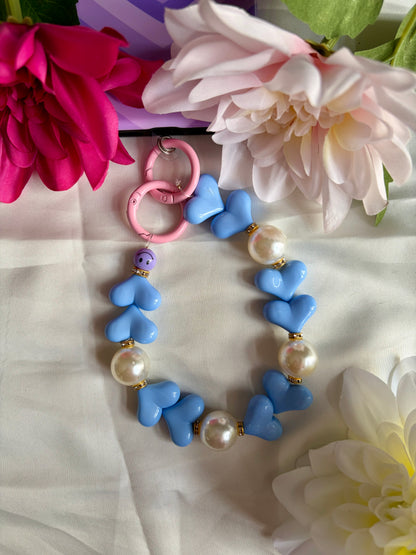 Heart Phone Cords Blauw